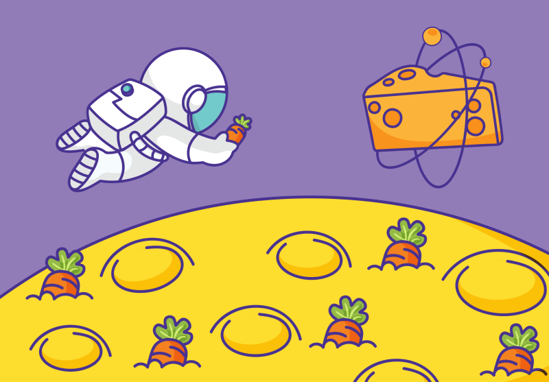 مغامرة طعام الفضاء