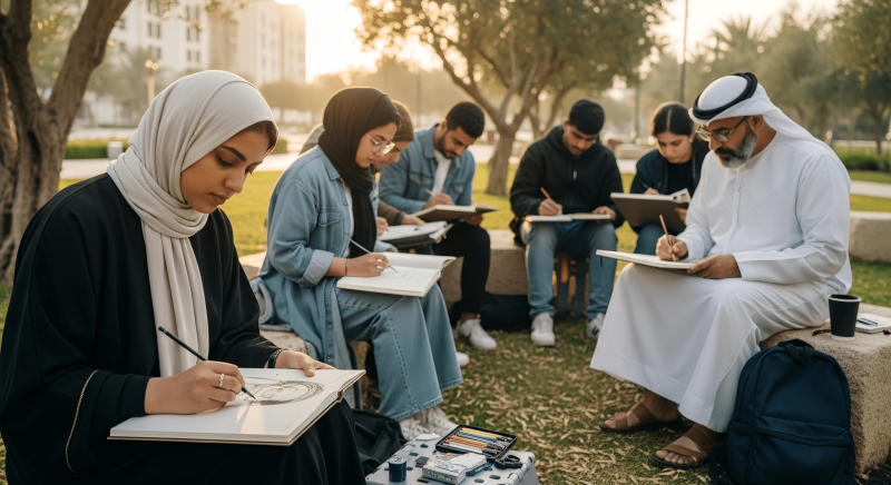 جلسات الرسم الخارجية