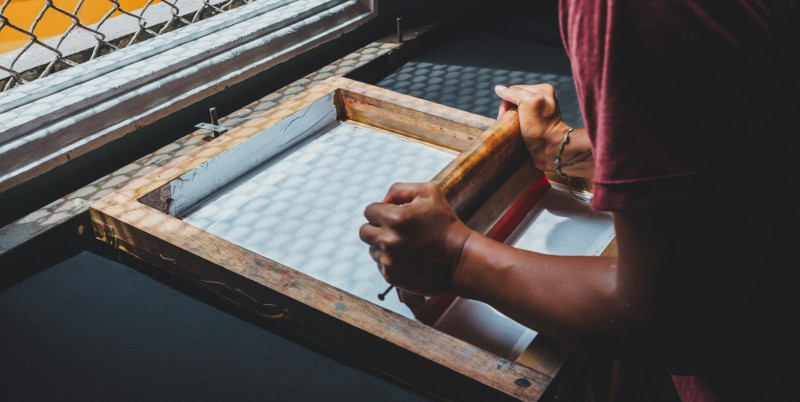 الطباعة الحريرية