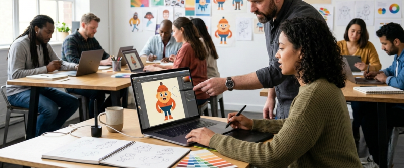 Simplistic Character Creation on Adobe Illustrator