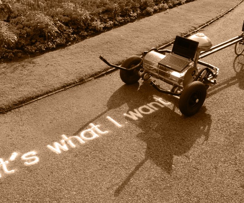 الكتابة على الرمل