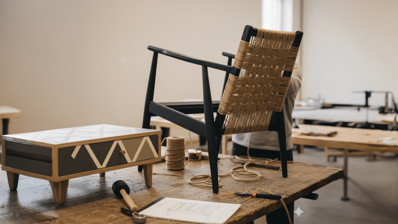 نسج قطع الأثاث