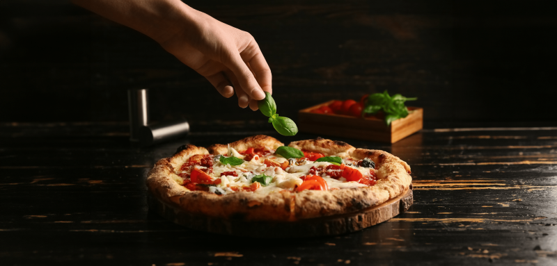 تجربة الطهي: بيتزا