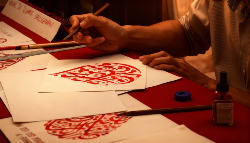 أشكال، أنماط، وخط عربي!